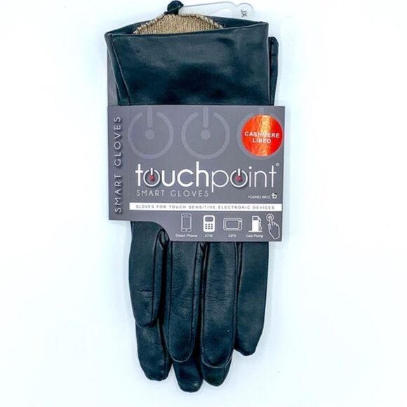 NWT Touchpoint Smart Nordstrom Gloves Cashmere lined - Picture 1 of 6